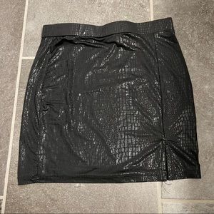 Shein Snakeskin Print Skirt